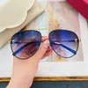 Lunettes de soleil de mode de créateurs de luxe