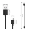 1M 2M 3M 3M USB Cable telefoniczne Cable telefoniczne Dane Synchronizowanie kabli ładowarki dla Samsung S8 S9 Note8 Huawei Xiaomi Smartphone