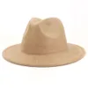 Suede fedora hattar för kvinnor lyxig fast färg elegant parti kyrka topp hatt män breda brim panama filt cap sombreros de mujer