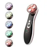 Face Massager 6Led Pon RF EMS Radio Frequentie huid Verjonging Vibratie Heffen Trapping Anti Aging Wrinkle Beauty Device 230314
