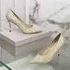 Blue Gradient Bling Pumps Women Glitter Sequins Pointed Toe Wedding Pumps Thin Heels Low Slip on Shining Banquet Shoes 0316