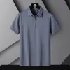 Męski w stylu Polos Korea Solidna marka mody koszule polo z krótkim rękawem czarny biały letni letni oddychanie TEE Zakryty 4xl 230316