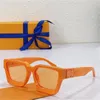 NOVITÀ Designer Millionaires Cool Occhiali da sole Logo oro lucido Cerniere S-lock Per le donne Saldi Dames orange Black Glasses Shades Z1165 occhiali MaleMen Occhiali futuristici