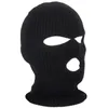 Gorro Feanie/caveira Caps de face de face Face Ski Mask Hat 3 Buracos Balaclava Exército Tático CS Capato de malha à prova de vento Inverno A quente unissex Davi22