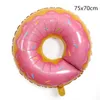 Party Decoration Donut Theme Happy Birthday Background Layout For Children Series Balloon Banner