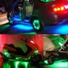 LED şeritler 6 adet araba LED şerit ortam dekoratif ışık otomatik drl stil esnek atmosfer ışıkları 12v 30cm koçan gündüz çalıştıran su geçirmez p230315