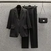 Kadın Suit Blazers üstün kaliteli bahar resmi bayanlar moda blazer kadın iş işleri iş giymek ofis gündelik pantolon ceket takım 230316