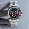 DAY U Hochwertige Designer-Herrenuhr aus ST9-Stahl, alle Hilfszifferblätter funktionieren, 40 mm automatisches mechanisches Uhrwerk, Saphirglas, Keramiklünette, silbernes blaues Zifferblatt, Dhgate-Uhren