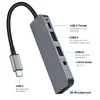 タイプCからHD MI USB C HUB PDアダプターハブ1*USB 3.0を使用したUSB 1*USB 2.0および1*3.5mmオーディオ