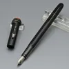 جودة عالية ماتي الأسود الأفعى رئيس كليب نافورة القلم غرامة مكتب القرطاسية أزياء الخط أقلام الحبر هدية لا مربع