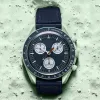 Moon Movement Quality Bioceramic Bioceramic Fond Function Chronograph Mens Watches Designer Watch Limited Edition Master Watchs