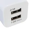 Dual Usb Ports 2.1A 1A EU US Ac Home Travel Wall Charger Power Adapter Plug For Samsung Galaxy Note htc Android phone