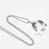 Hänge halsband naturliga sötvattenskal pärla-pärlemorhalsband djurform utsökta charm för smycken tillverkning av DIY-tillbehör