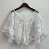 Women's Jackets Elegant Chic Beads Mesh Shawl Coat Spring Autumn Ladies See Through For Banquet