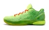 Grade school kobe Mamba 6 Grinch Basketball Shoes for sale kids Mambacita Bruce Lee Casual shoes sneakers store US4-US12