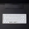 Keyboards Yong Qiu 84 Mechanical Keyboard Kit White Bluetooth Three-Mode Wireless 84-Keys Hot-Swappable Plastic Customized DIY Kit