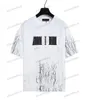xinxinbuy Herren Designer T-Shirt 23SS Paris Crack Briefdruck Kurzarm Baumwolle Damen Schwarz Weiß S-2XL