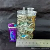 Smoking Pipes Inlaid Dragon Water Tobacco Bottle Bongs Oil Burner Pipes Water Pipes Glass Pipe Oil