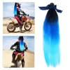 Motosiklet kaskları örgü saç mohawk at kuyruğu motosiklet pigtails dekor warhawk örgüler pigtail yapışkan kayak dekorasyonu snowboard serin