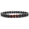 Strand 2023 Fashion Stone Bracelet Men vintage Cutting Tiger Eye Bead for Jewelry Gift