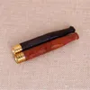 Smoking Pipes Lady 5mm solid wood cigarette holder natural double worry red acid cigarette holder