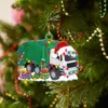 Décorations de noël 2023 ornements voiture suspendus décoration cadeau produit personnalisé famille Navidad fête décor ornement
