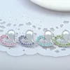 Studörhängen ER-00538 Korean Rhinestone Wedding Gift Heart Earings Fashion Jewelry 2023 artiklar Kvinnor Partihandel i bulk