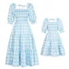 Passende Familien-Outfits, passende Kleider für Mutter und Tochter, modischer Familien-Look, Frühlingssumme, Kleidung für Mama und ich, Outfits für Mama, Mutter, Baby, Damen, Mädchen, Kleid 230316