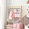 Kleiderbügel Racks 10-teiliger Baby-Kleiderbügel 30/35CM Anti-Rutsch-Anzug-Kleiderbügel Kinder platzsparender Samt-Kleiderbügel Kleiderschrank Heim-Organizer-Kleiderbügel 230403