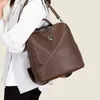 Frauen Männer Rucksack Stil Echtes Leder Mode Casual Taschen Kleine Mädchen Schultasche Business Laptop Rucksack Lade Rucksack Rucksack SportOutdoor packs 9901