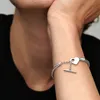 Hart T-bar Snake Chain armband voor Pandora Real Sterling Silver Wedding Designer sieraden voor vrouwen vriendin cadeau handketen liefdesarmbanden met originele doos