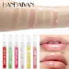 Handaiyan fruit lèvres brillant huile pour les lèvres de luxe reconstitue l'eau vitamine et E 6 couleur hydratant essence nutritif hydratant luxe maquillage lipgloss