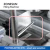 ZONESUN ZS-DTMP4AL Filling Machine Desktop Diving Heads Automatic Liquid Oil Juice Bottle Magnetic Pump Filler Chain Conveyor