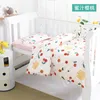 Beddengoed sets 3 stks set baby cot beddings katoenen afdrukken dekbed hoes kussen kussensloop koks beddengoed kinderen kamer dingen aanpassen maat 230316