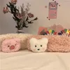 Wool Plush Kawaii Pencil Case for Girl