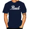 Camisetas masculinas 2023 Moda Brand Men Summer Pearl Música curta Música Top Tamanho do algodão do-pescoço