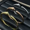 パンテール バングル チャーム バングル 女性デザイナー ダイヤモンド エメラルド ゴールド メッキ 18 K T0P 品質の公式複製ファッション クラシック スタイル絶妙なギフト 004