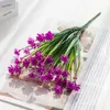 Decoratieve bloemen kunstmatige plastic plakboeking kerstdecoratie handwerk vaas voor huisaccessoires diy tuin bruiloft nep plant