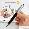 Funny Toys Fun Pen Shocking Electric Shock Toy Pens With Box Packaging April Fools Day Exotic Ballpoint Gift Joke Prank Trick Drop D Dh4Rq