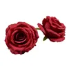 100pcs Big Rose Flower Symulacja Rose Głowica Whole Blue Rose Wedding Dekoracja Przyjęcia urodzinowe Rosy Dekoracja domu F289U