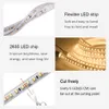 شرائط LED LED Strip مقاومة للماء 12V 24V DC IP67 Natural White 4000K /Dark White 120leds /M 2835 LED LED مصباح LED مرن P230315