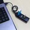 USB 2.0 Hub Multi USB Splitter 4 Expander Mailt Hub Используйте адаптер питания USB2.0 Hub с аксессуарами для компьютера для ПК