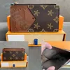 M30271 coin Card Holders Genuine Leather Wallet 4 card slots Holder Luxury Designers classic Men Zipper compartment Women's CardHolder flower long Wallets Key Purse