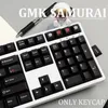 Samurai Minimalista Nero Keycap 127 Tasti Incisione E Ri-tintura PBT Cherry Profile Keycaps Per Tastiera Meccanica Giapponese