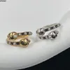 Neuer Stil Gold/Silber-Kette mit seitlichen Steinen, Ringe, Totenkopf-Skelett-Anhänger, offener Ring für Damen und Herren, Party, Hochzeit, Liebhaber, Verlobung, Punk-Schmuck, Geschenke RM-r21872