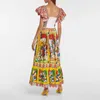 Casual Dresses High Quality S-XL 2023 Summer Fashion Novelty Samurai Carriage Print ärmlöst rör Topp Slim Temperament Woman Dress