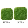 Dekorativa blommor Moss Skin Block Flocking Ornaments Soft Landscaping Rockery Turf Lawn Hair Stone Simulation 2023