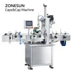 ZONESUN compte-gouttes automatique bouteille en verre Machine de capsulage vernis à ongles huile essentielle personnalisable bouchon vibrant chargeur ZS-XG16E