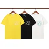 Diseñador 2023 Tees Camisetas para hombres Mujeres Pareja Bordado de letras Camiseta impresa Simple Verano Casual Manga corta Tamaño asiático S-2XL