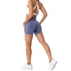 Active Pants Nvgtn Seamless Pro Shorts Spandex Frau Fitness Elastisch Atmungsaktiv Hüftheben Freizeit Sport Laufen